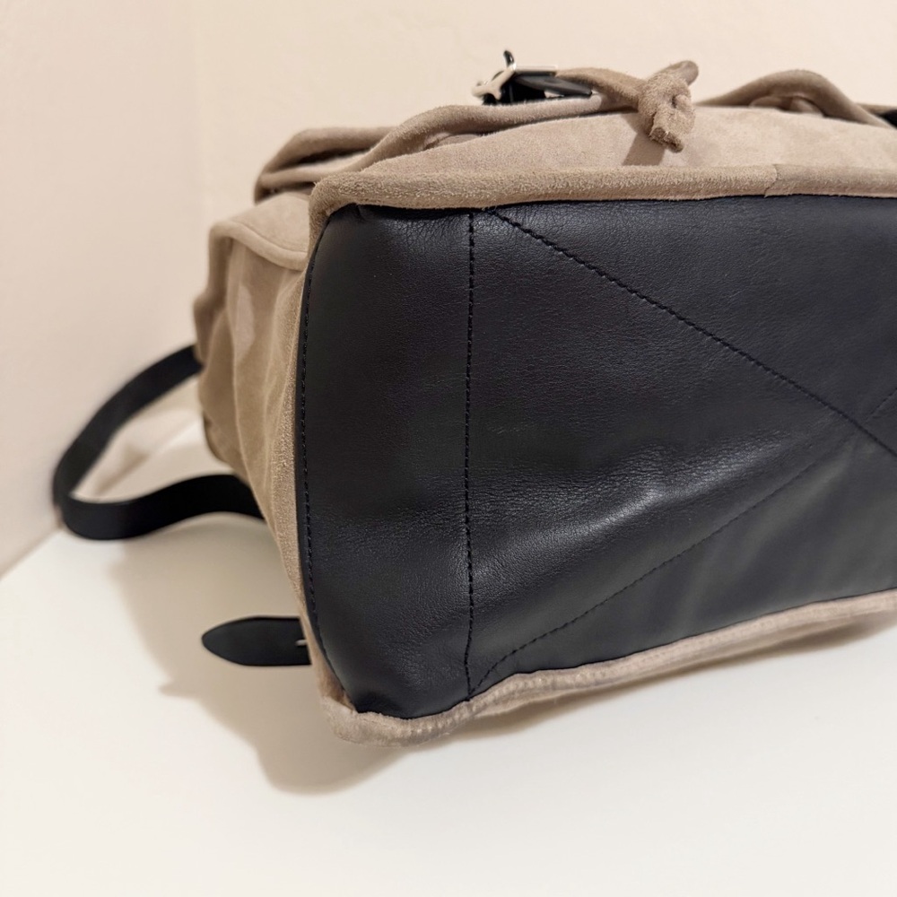 rag & bone Suede Taupe Backpack - Picture 7 of 16